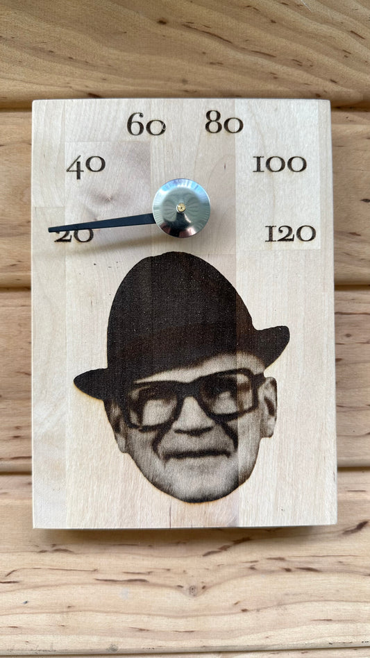 Kekkonen hattu saunamittari