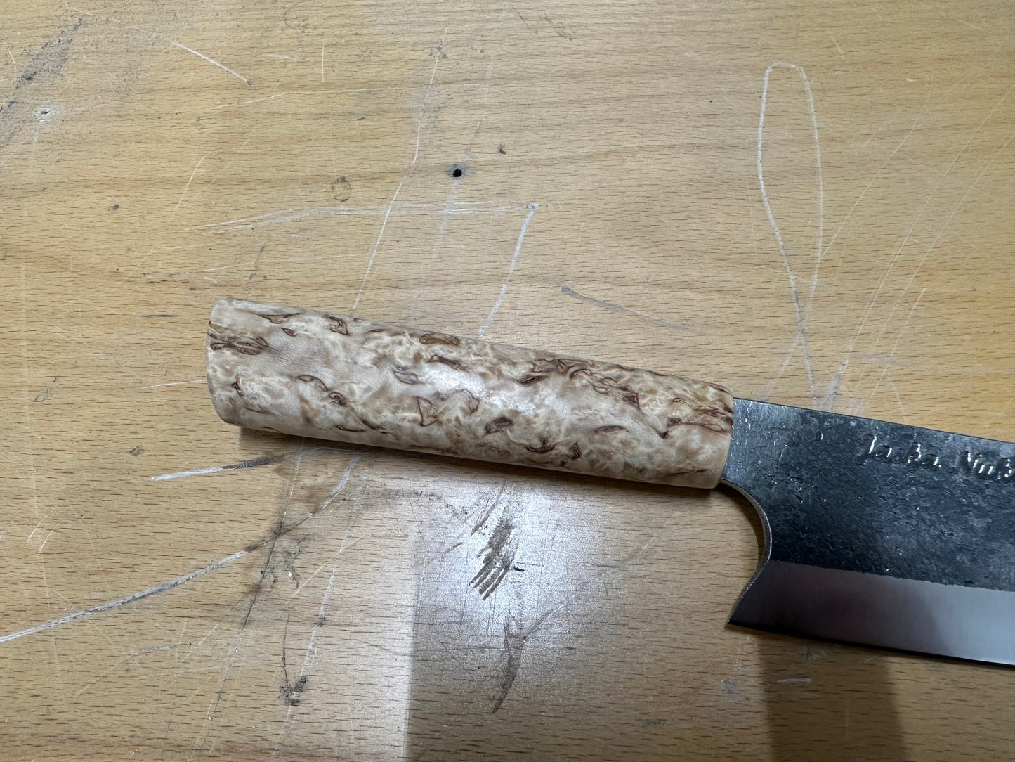 Santoku kokkiveitsi, visakoivu