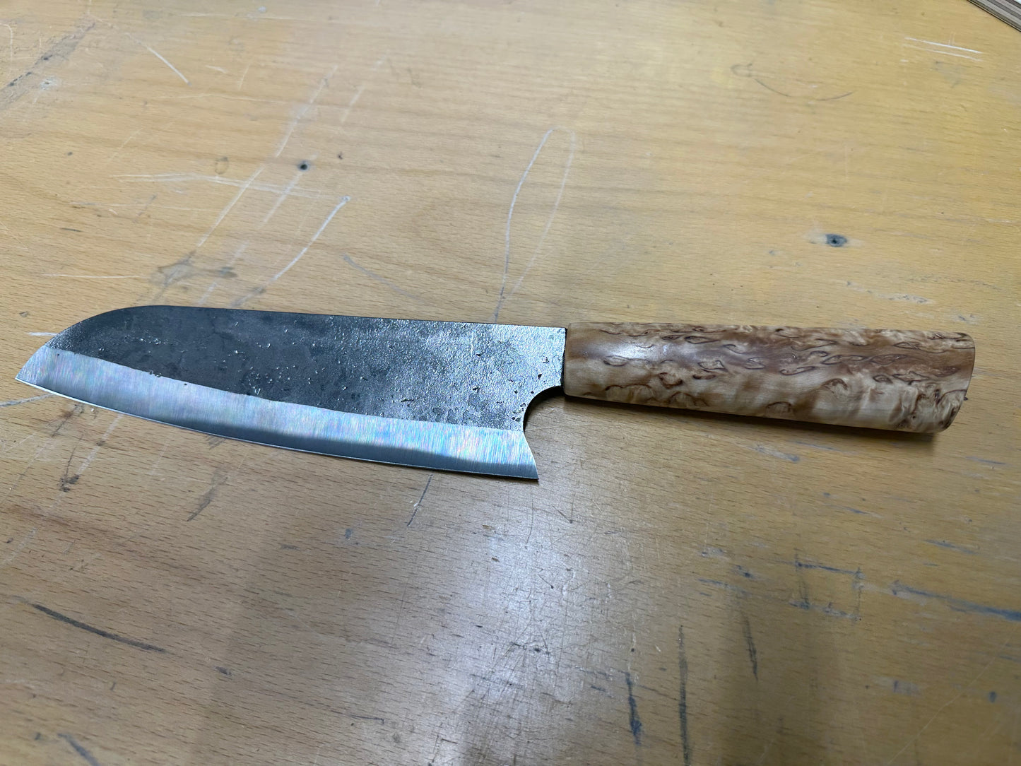Santoku kokkiveitsi, visakoivu