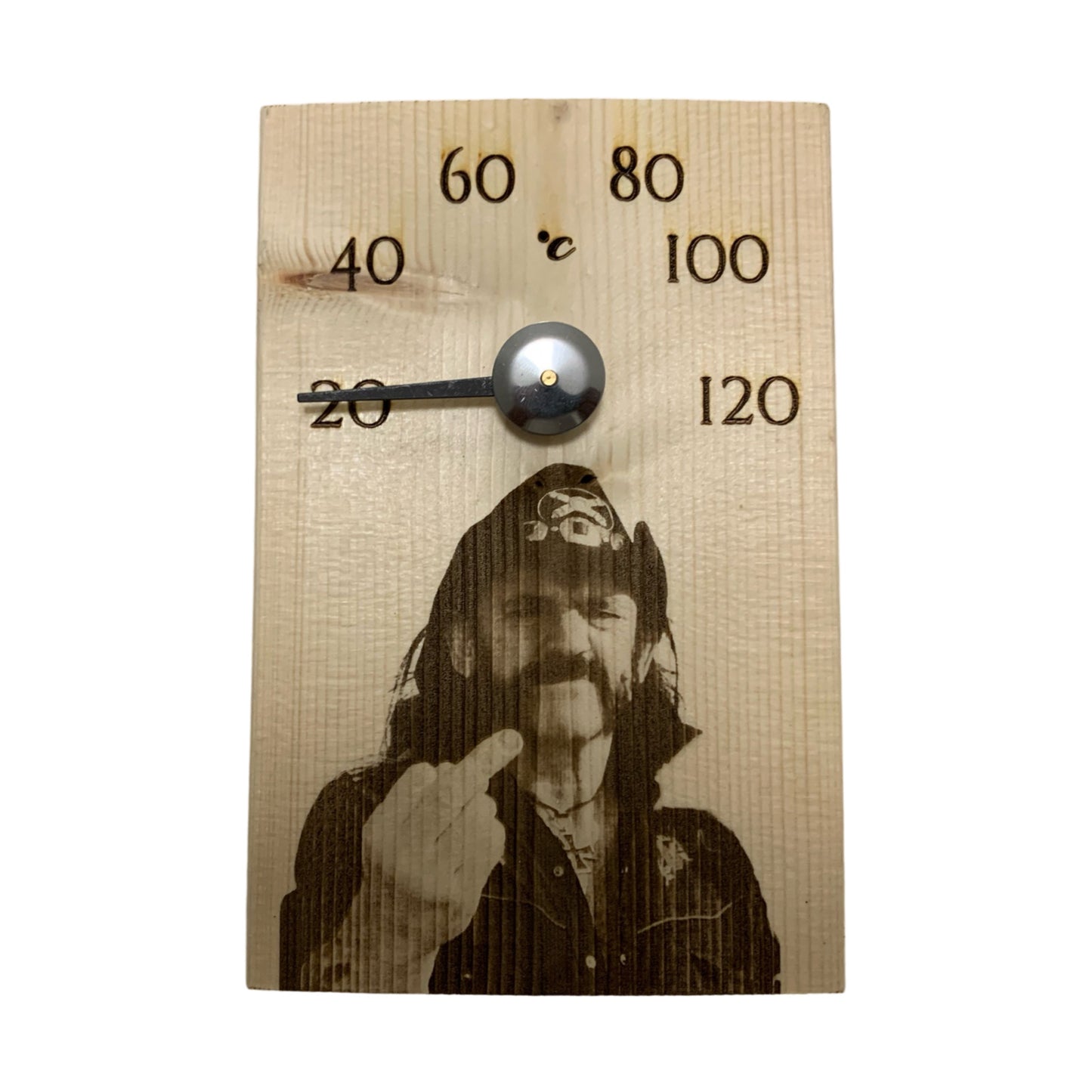 Lemmy Fu*k you saunamittari